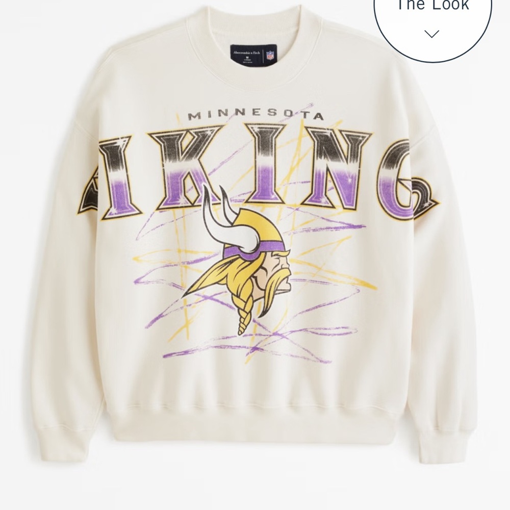 Abercrombie Minnesota vikings sweatshirt